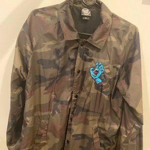 SANTA CRUZ Screaming Hand Mens Coach Jacket